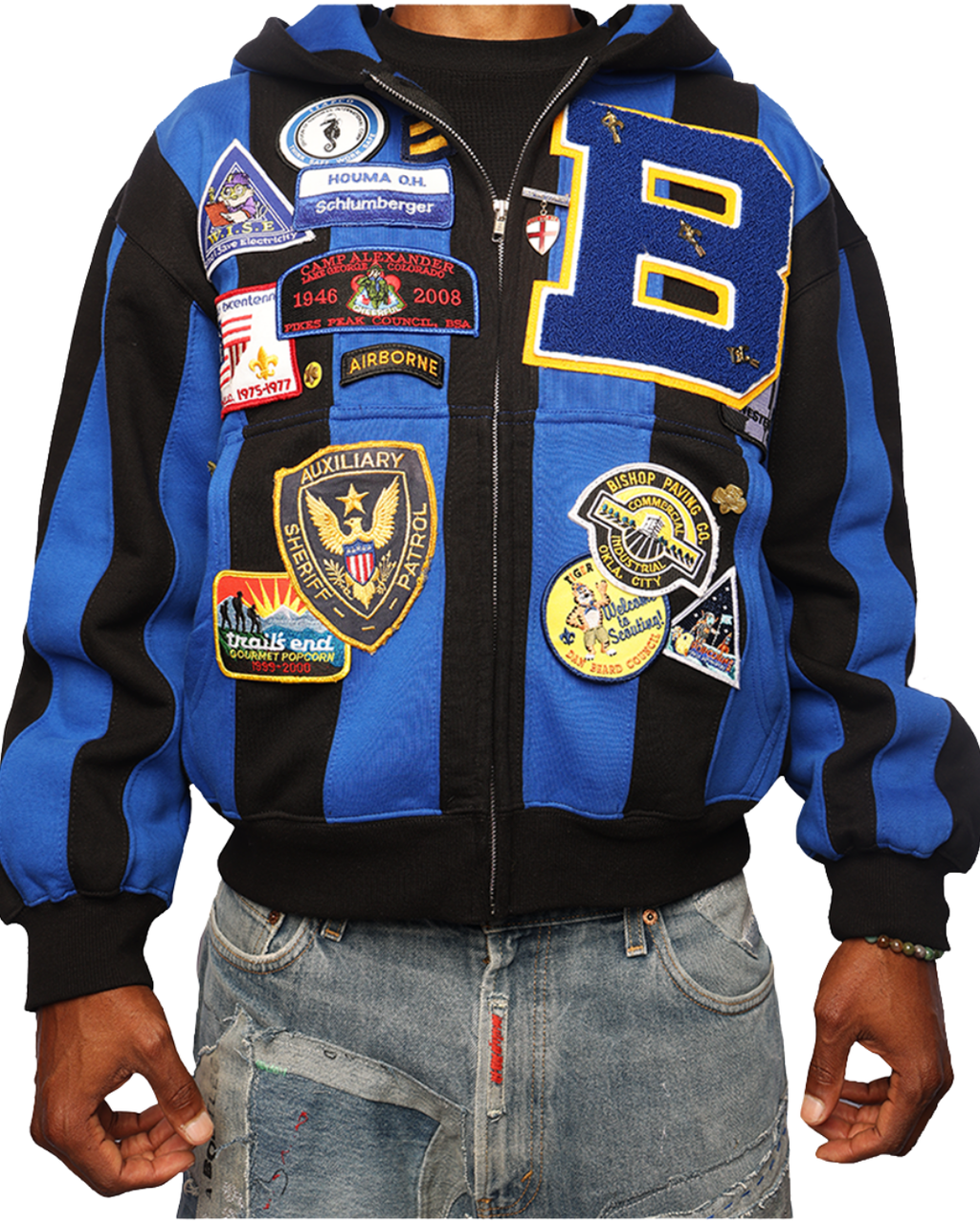 Patchwork Hoodie SERIES  #001