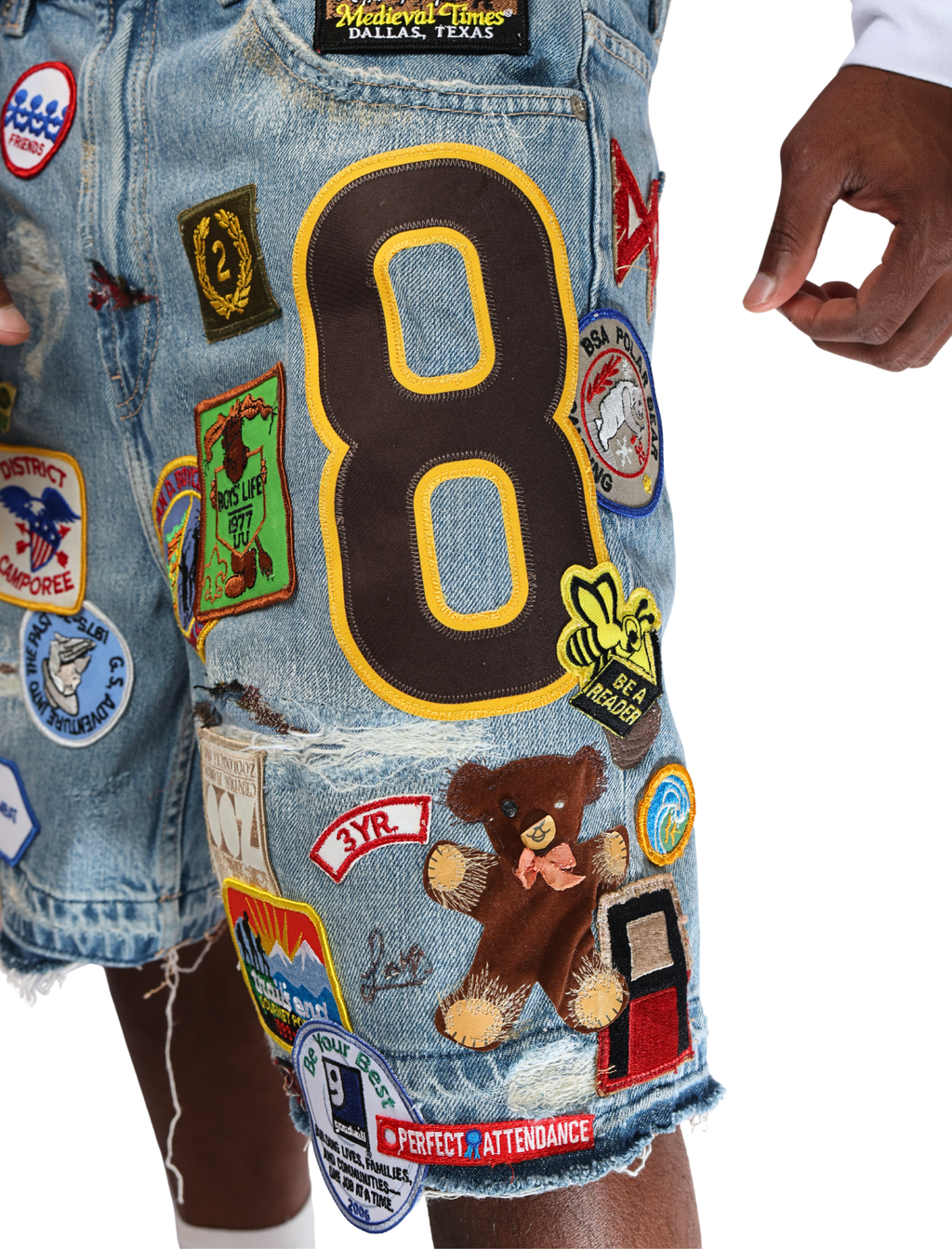 Patchwork Shorts #006 Sz 36