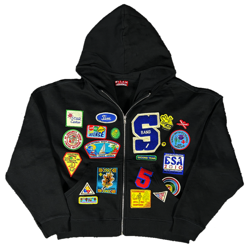 1/1 Patchwork Hoodie Sz S