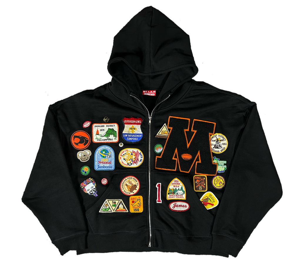 1/1 Patchwork Hoodie Sz L