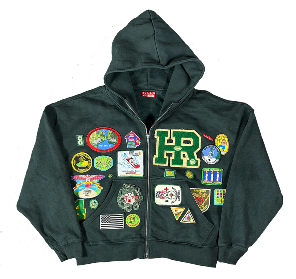 1/1 Patchwork Hoodie Sz XL