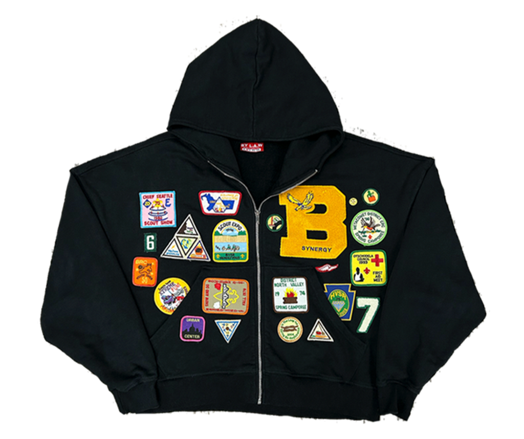 1/1 Patchwork Hoodie Sz M