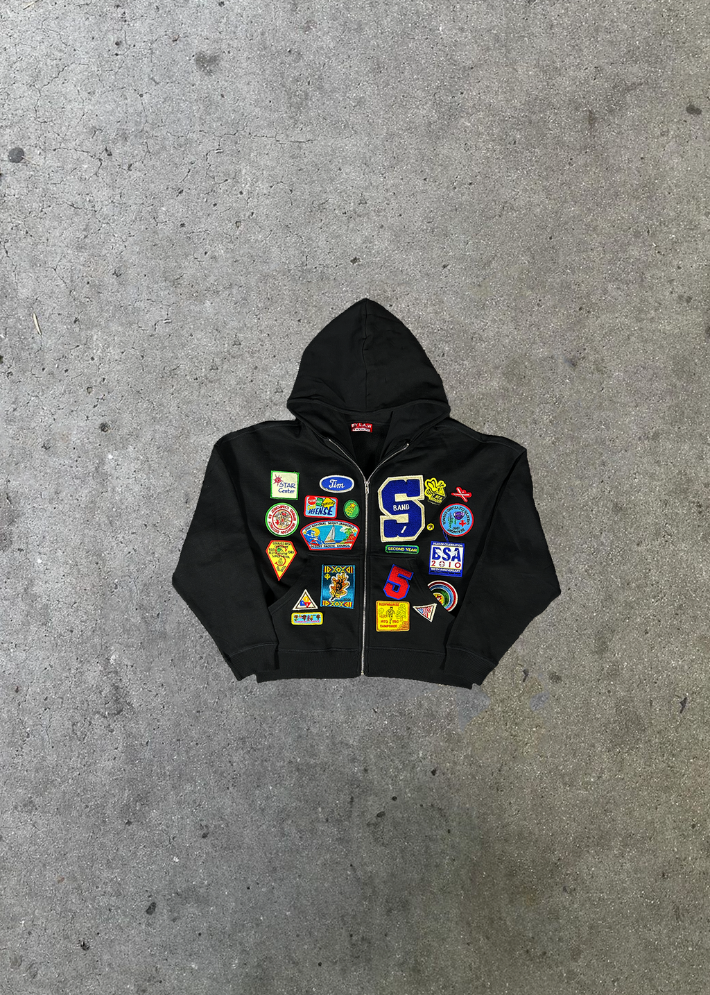 1/1 Patchwork Hoodie Sz S