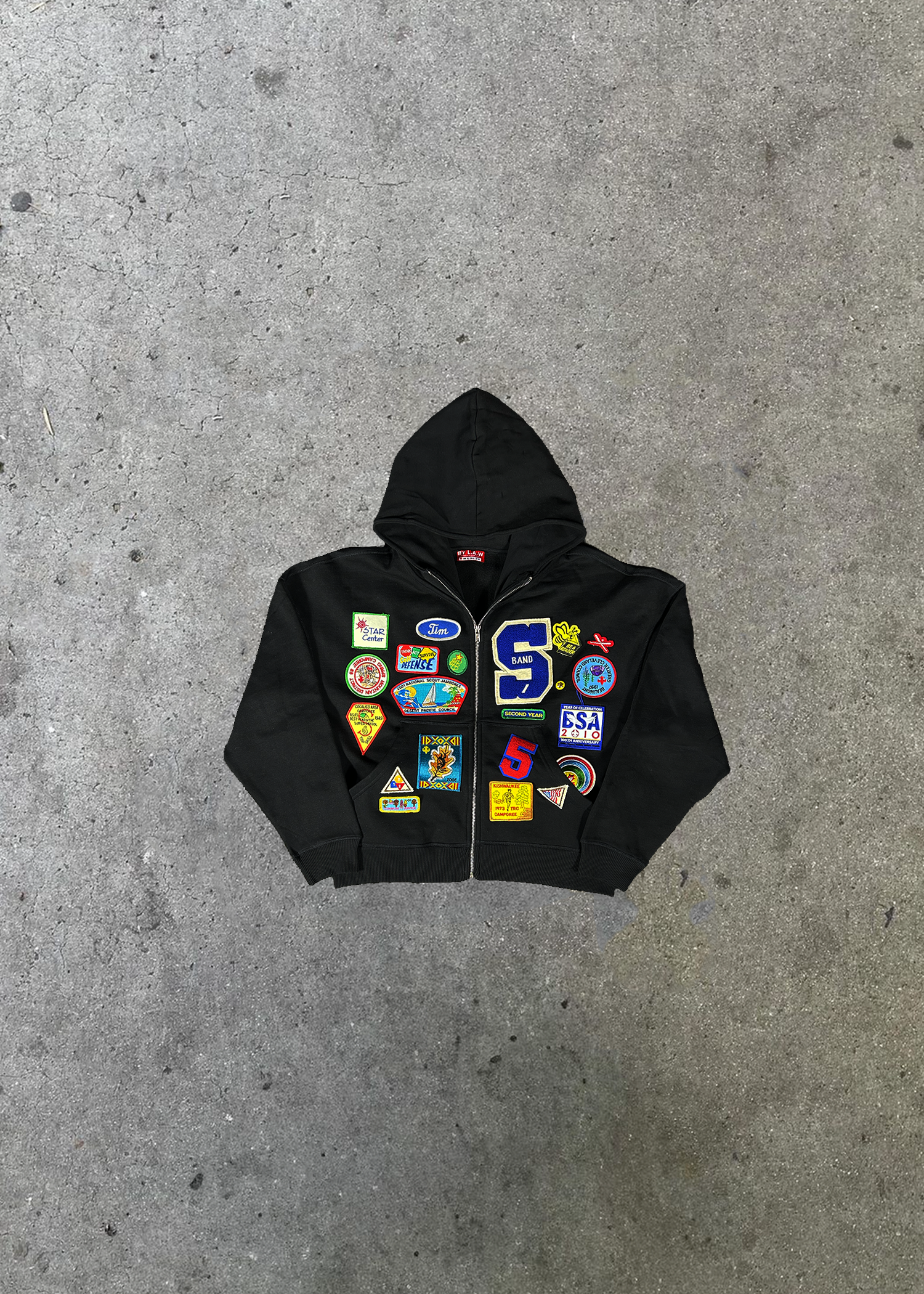 1/1 Patchwork Hoodie Sz S